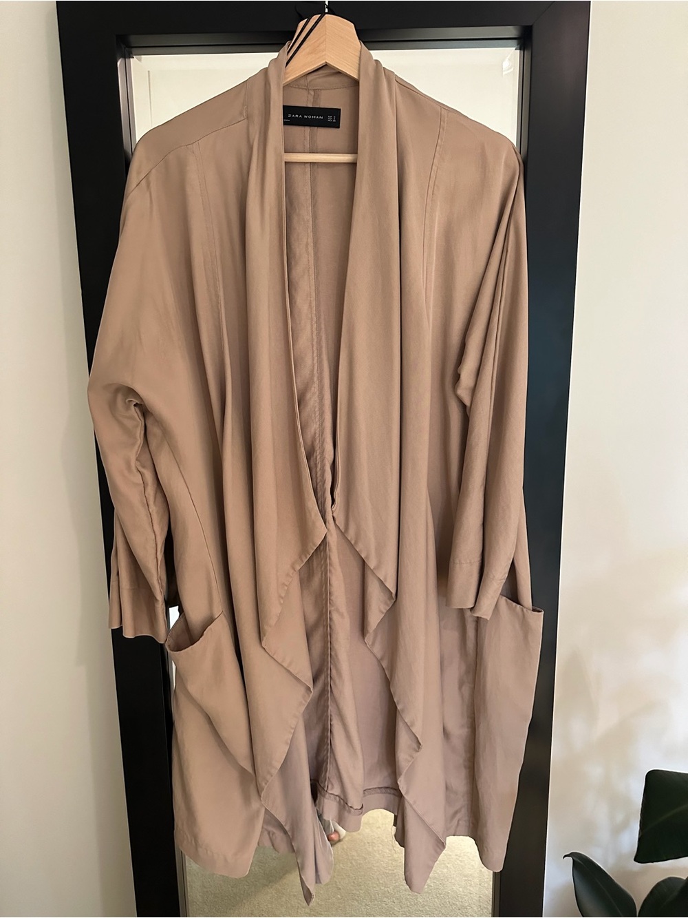 Zara Woman Beige Trench Blazer